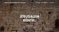 Desktop Screenshot of jerusalemapartmentrent.com