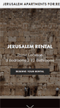 Mobile Screenshot of jerusalemapartmentrent.com