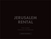 Tablet Screenshot of jerusalemapartmentrent.com